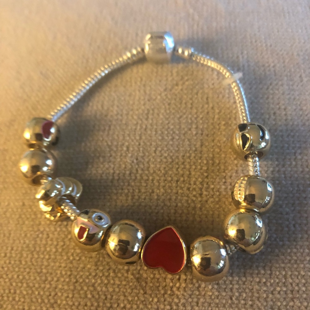 Emojis Omega Silver Charm Bracelet - $40 or $35 w/offer